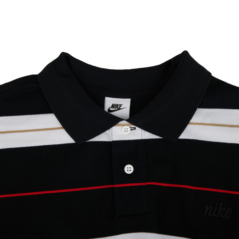 NIKE耐克2025男子AS M NK CLUB SS POLO STRIPE CL针织有领短TIH4263-010