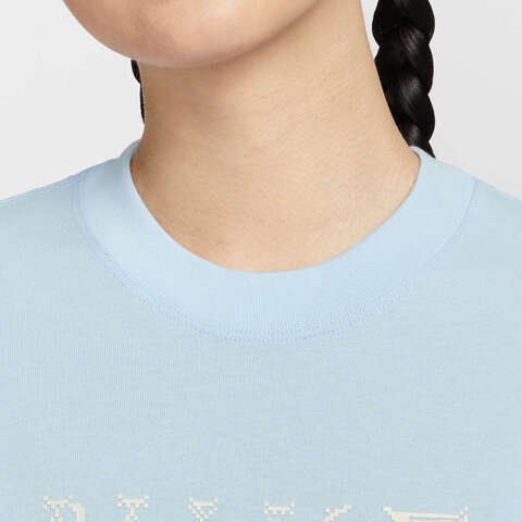 NIKE耐克2025女子AS W NSW SS TEE BOXY BSB GCEL针织无领短TII0446-441