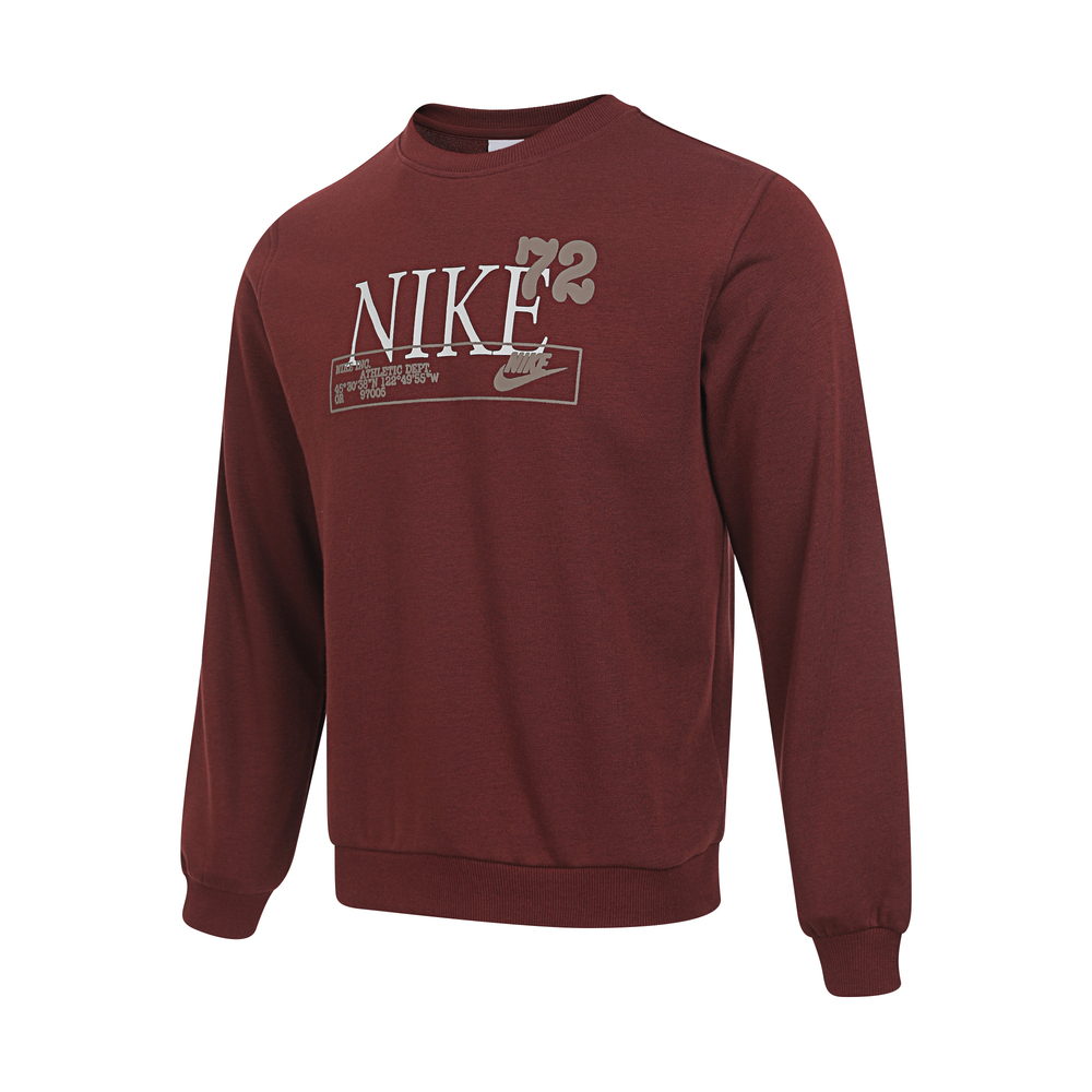 NIKE耐克2025大童K NSW REDUX FLC CREW GCEL针织无帽卫衣IM3386-619