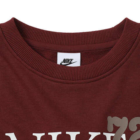 NIKE耐克2025大童K NSW REDUX FLC CREW GCEL针织无帽卫衣IM3386-619