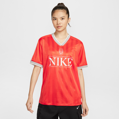 NIKE耐克2025女子AS W NSW V NECK JERSEY针织无领短TIH8505-633