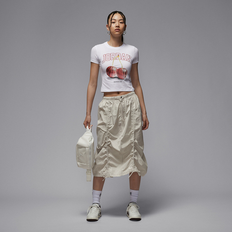 NIKE耐克2025女子AS W J FLT PARACHUTE SKIRT梭织长裙HQ9188-104