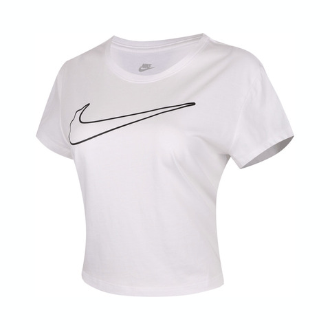 NIKE耐克2025女子AS W NSW CLUB SS TEE HBR MD针织无领短THV5003-100