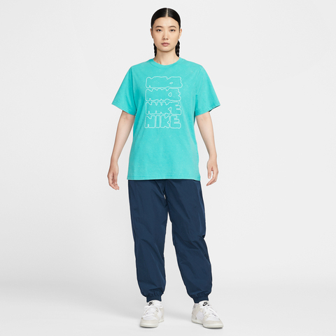 NIKE耐克2025女子AS W NSW SS TEE NK LOGO GCEL针织无领短TII0453-345