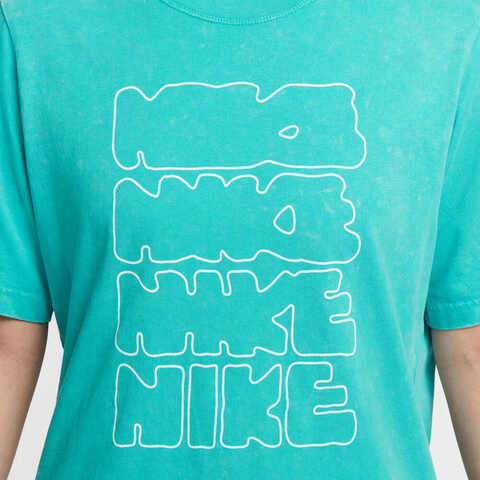 NIKE耐克2025女子AS W NSW SS TEE NK LOGO GCEL针织无领短TII0453-345