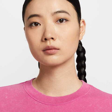 NIKE耐克2025女子AS W NSW SS TEE NK LOGO GCEL针织无领短TII0453-637