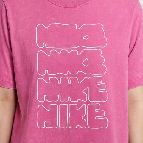 NIKE耐克2025女子AS W NSW SS TEE NK LOGO GCEL针织无领短TII0453-637