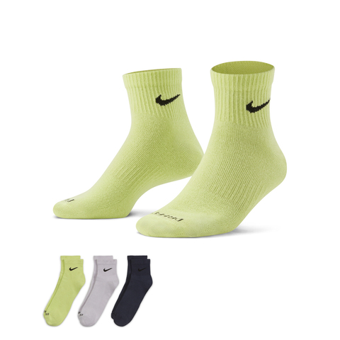 NIKE耐克2025中性U NK EVRY PLUS LTWT ANKLE 3PR中袜优惠装SX6893-913