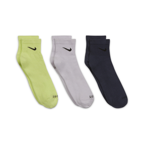 NIKE耐克2025中性U NK EVRY PLUS LTWT ANKLE 3PR中袜优惠装SX6893-913