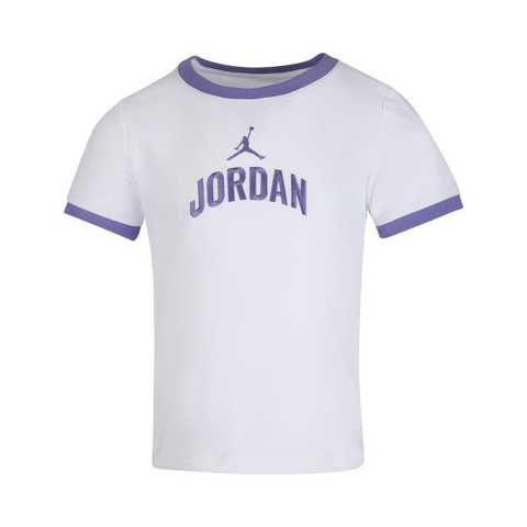 NIKE耐克2025女大童短袖T恤针织无领短TJD2532048GS-001