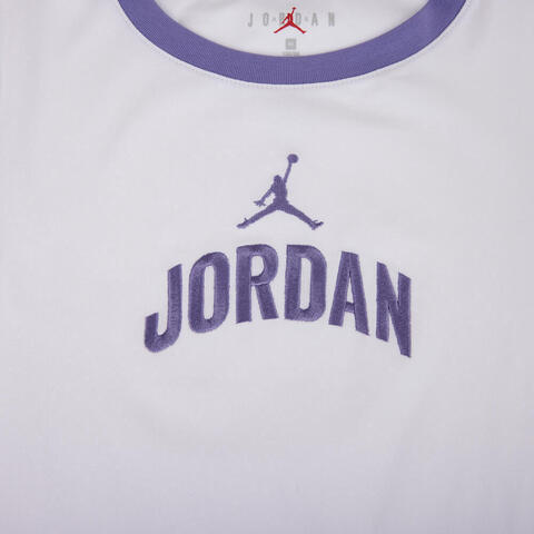 NIKE耐克2025女大童短袖T恤针织无领短TJD2532048GS-001