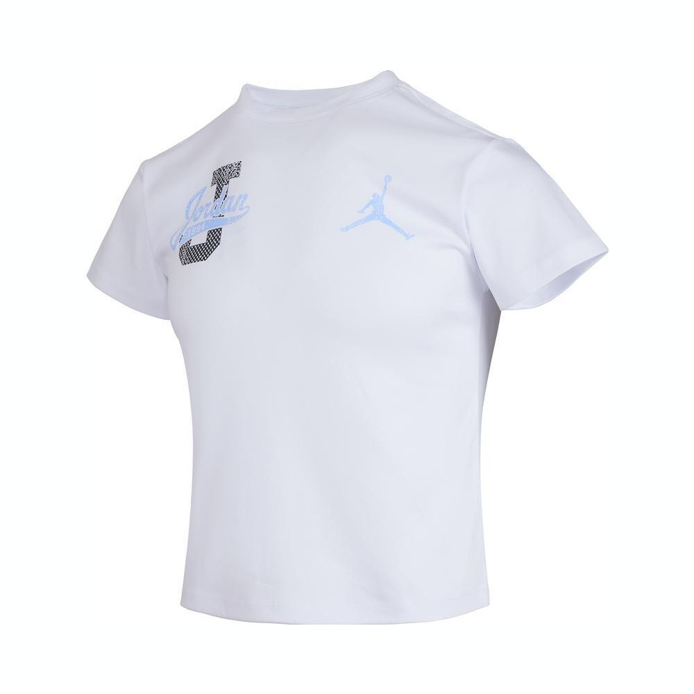 NIKE耐克2025女大童短袖T恤针织无领短TJD2532044GS-001
