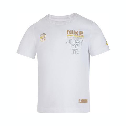 NIKE耐克2025男小童短袖T恤针织无领短TNY2532016PS-001