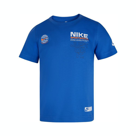 NIKE耐克2025男小童短袖T恤针织无领短TNY2532016PS-002