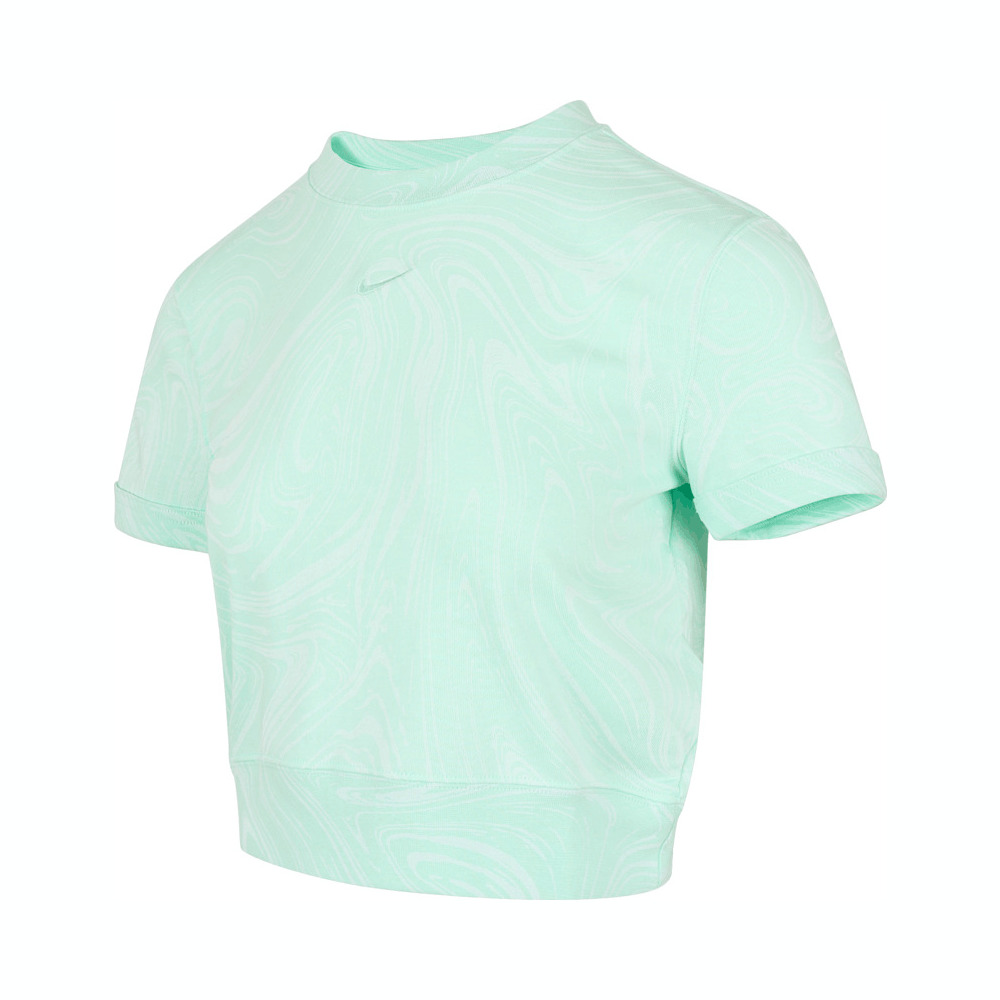 NIKE耐克2025女子AS W NSW NK CHILL FT AOP SS T针织无领短THV2398-353