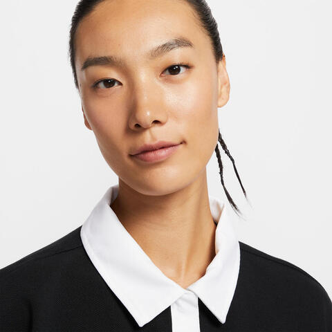 NIKE耐克2025女子AS W NSW STREET SS POLO TOP针织有领短TIB2154-010