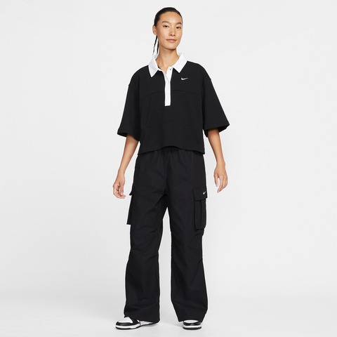 NIKE耐克2025女子AS W NSW STREET SS POLO TOP针织有领短TIB2154-010