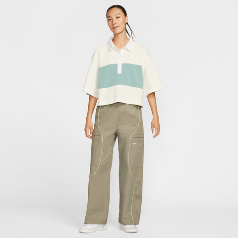 NIKE耐克2025女子AS W NSW STREET SS POLO TOP针织有领短TIB2154-133