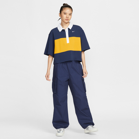 NIKE耐克2025女子AS W NSW STREET SS POLO TOP针织有领短TIB2154-410