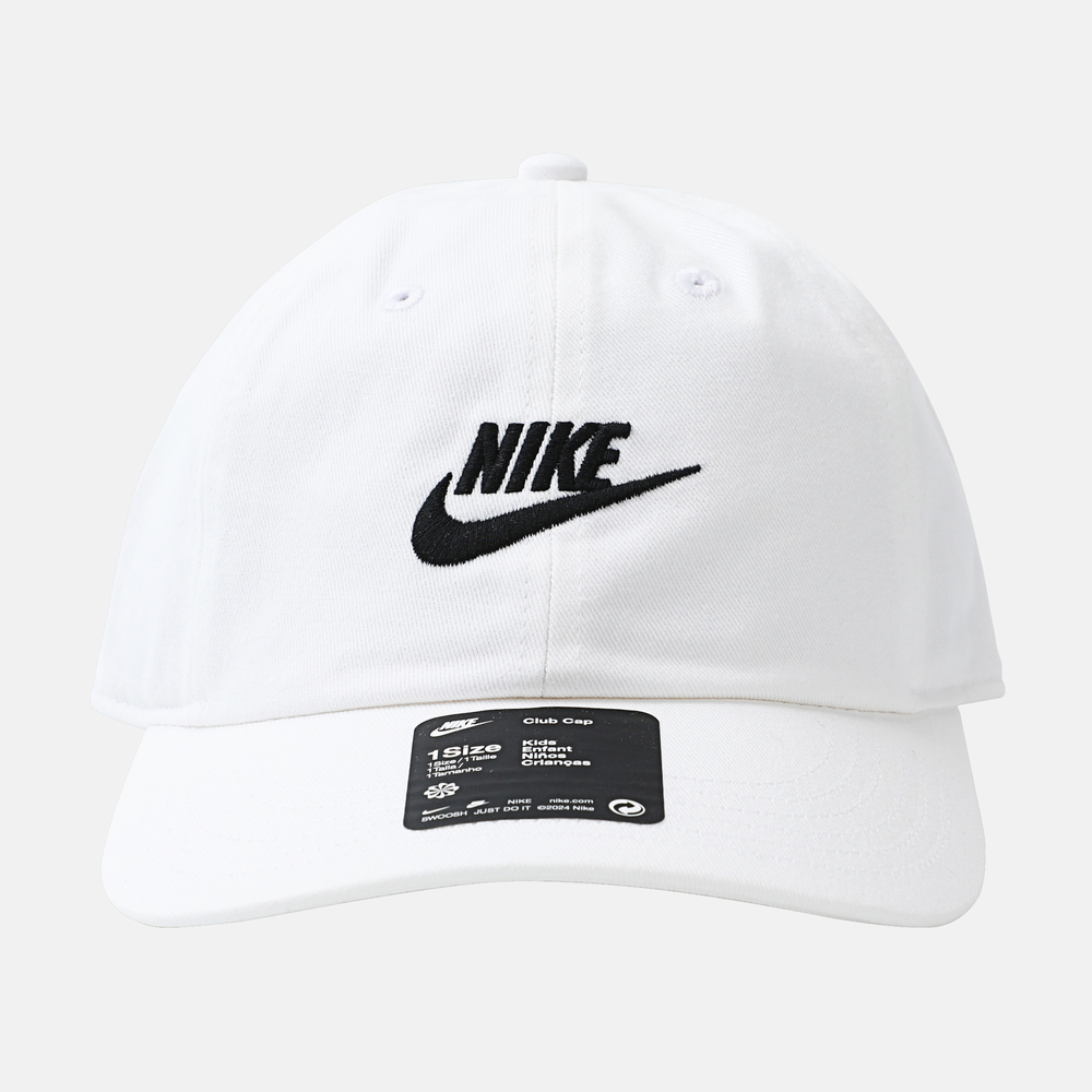 NIKE耐克2025大童K NK CLUB CAP US CB FUT WSH弯沿帽FB5063-100