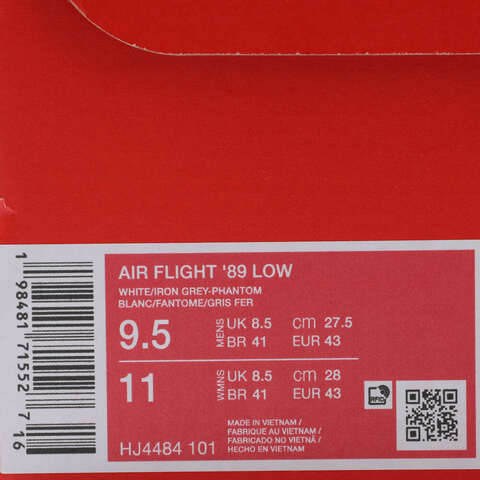 NIKE耐克2025男子AIR FLIGHT '89 LOW休闲HJ4484-101