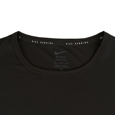 NIKE耐克2025女子AS W NK TEMPO SWSH HBR DF SS针织无领短THV2773-010