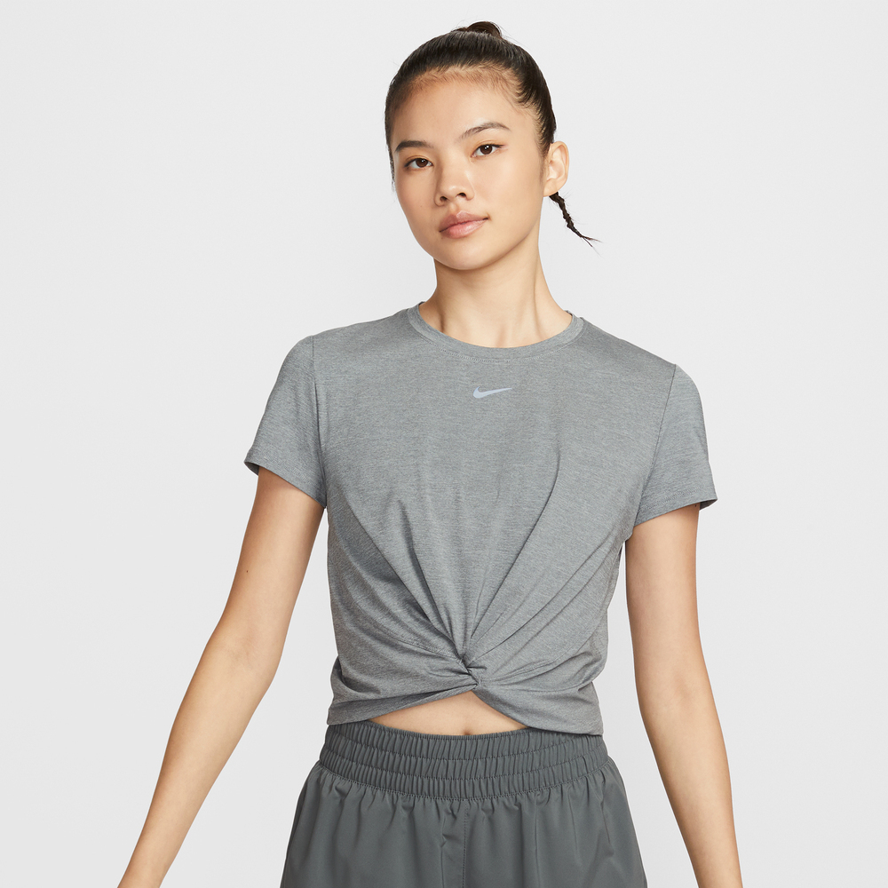 NIKE耐克2025女子AS W NK ONE CLASSIC TWST SS针织无领短THJ1055-084