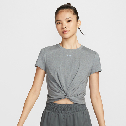 NIKE耐克2025女子AS W NK ONE CLASSIC TWST SS针织无领短THJ1055-084