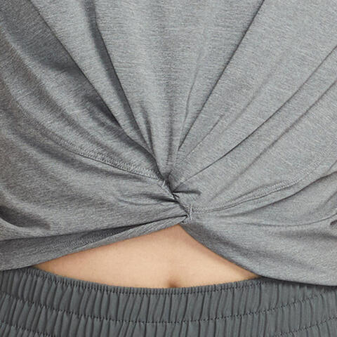 NIKE耐克2025女子AS W NK ONE CLASSIC TWST SS针织无领短THJ1055-084