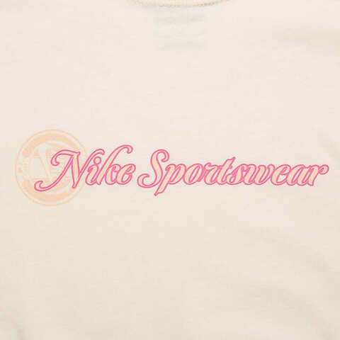NIKE耐克2025女子AS W NSW CLUB SS CROP TEE CC针织无领短THV4948-110