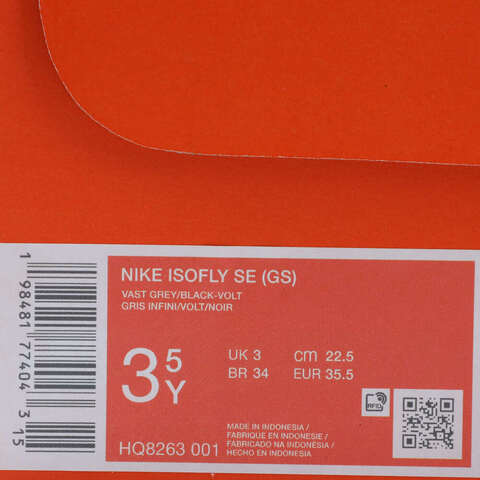 NIKE耐克2025大童NIKE ISOFLY SE (GS)儿童HQ8263-001