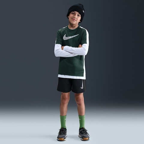 NIKE耐克2025大童B NK DF MULTI SHORT WVN BTS梭织短裤HV0664-010