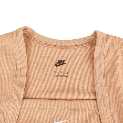 NIKE耐克2025女子AS W NSW NK CHLL KNT MRIB 2N1针织无领短THJ1300-688