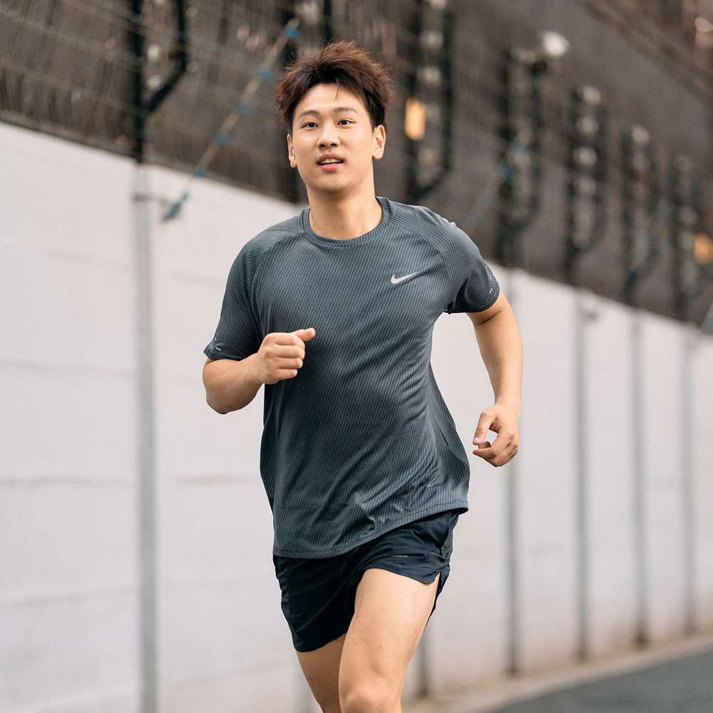 NIKE耐克2025男子AS M NK DF STRIDE JACQUARD SS针织无领短THV2208-010