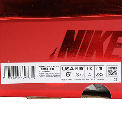 NIKE耐克2025女子Air Jordan 1 Retro High OG乔丹FD2596-602