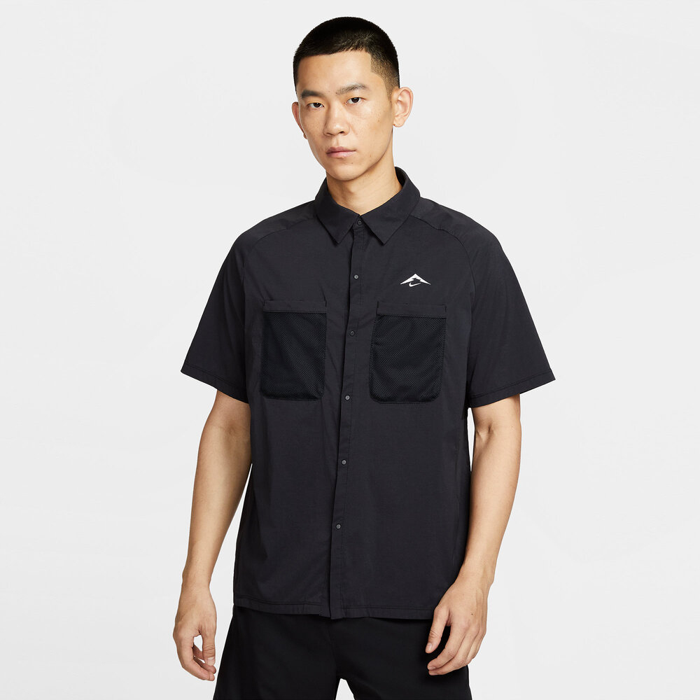 NIKE耐克2025男子AS M NK DF UV TRAIL BTTN SHIRT短袖衬衫HV2165-010