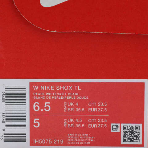 NIKE耐克2025女子W NIKE SHOX TL休闲IH5075-219