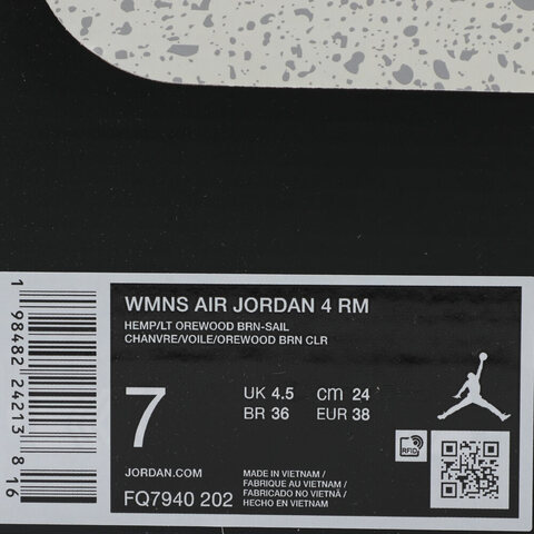 NIKE耐克2025女子WMNS AIR JORDAN 4 RM乔丹FQ7940-202