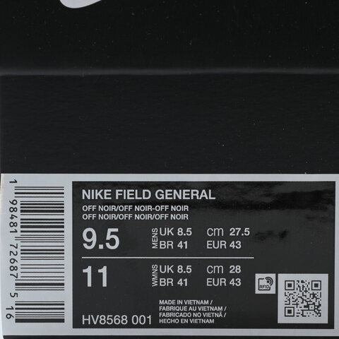 NIKE耐克2025男子NIKE FIELD GENERAL休闲HV8568-001