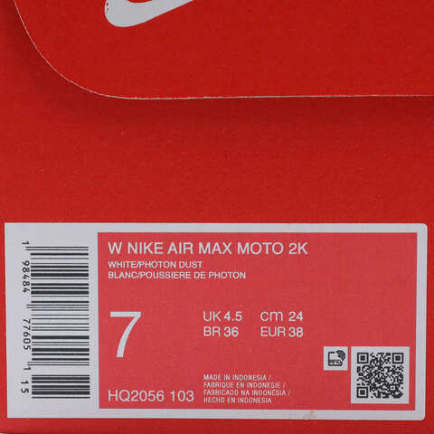 NIKE耐克2025女子W NIKE AIR MAX MOTO 2K休闲HQ2056-103