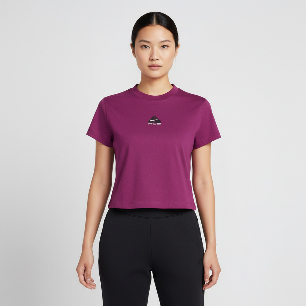 NIKE耐克2025女子AS W ACG DF BABY LUNGS SS针织无领短THM6085-505