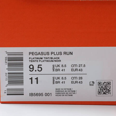 NIKE耐克2025男子PEGASUS PLUS RUN跑步IB5695-001