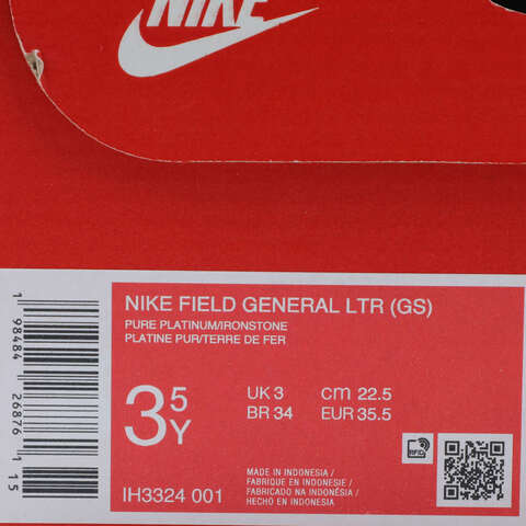 NIKE耐克2025男大童NIKE FIELD GENERAL LTR (GS)儿童IH3324-001