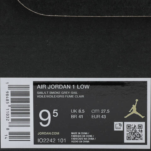 NIKE耐克2025男子AIR JORDAN 1 LOW乔丹IO2242-101