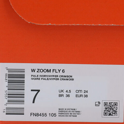 NIKE耐克2025女子W ZOOM FLY 6跑步FN8455-105