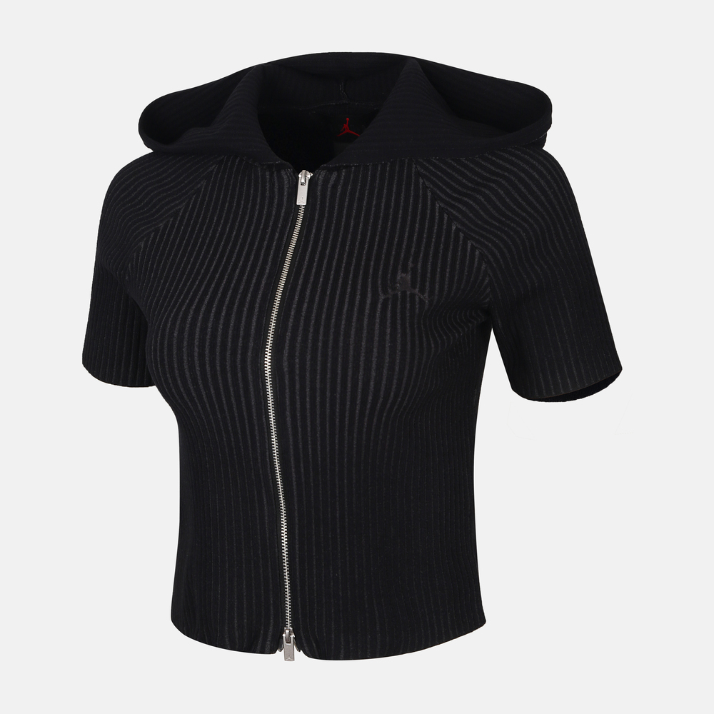 NIKE耐克2025女子AS W J FLT HD FZ KNIT TOP针织有领短THQ9206-010