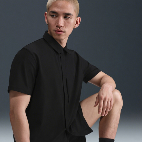 NIKE耐克2025男子AS M NK DF 24.7 PS SS BUTTON D短袖衬衫HQ6959-010