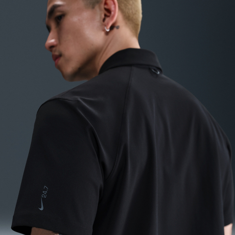 NIKE耐克2025男子AS M NK DF 24.7 PS SS BUTTON D短袖衬衫HQ6959-010