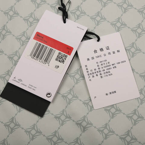 NIKE耐克2025男子M J SP GOLF AOP POLO针织有领短THV1155-034