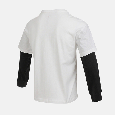 NIKE耐克2025男大童长袖T恤针织无领长TJD2532034GS-001